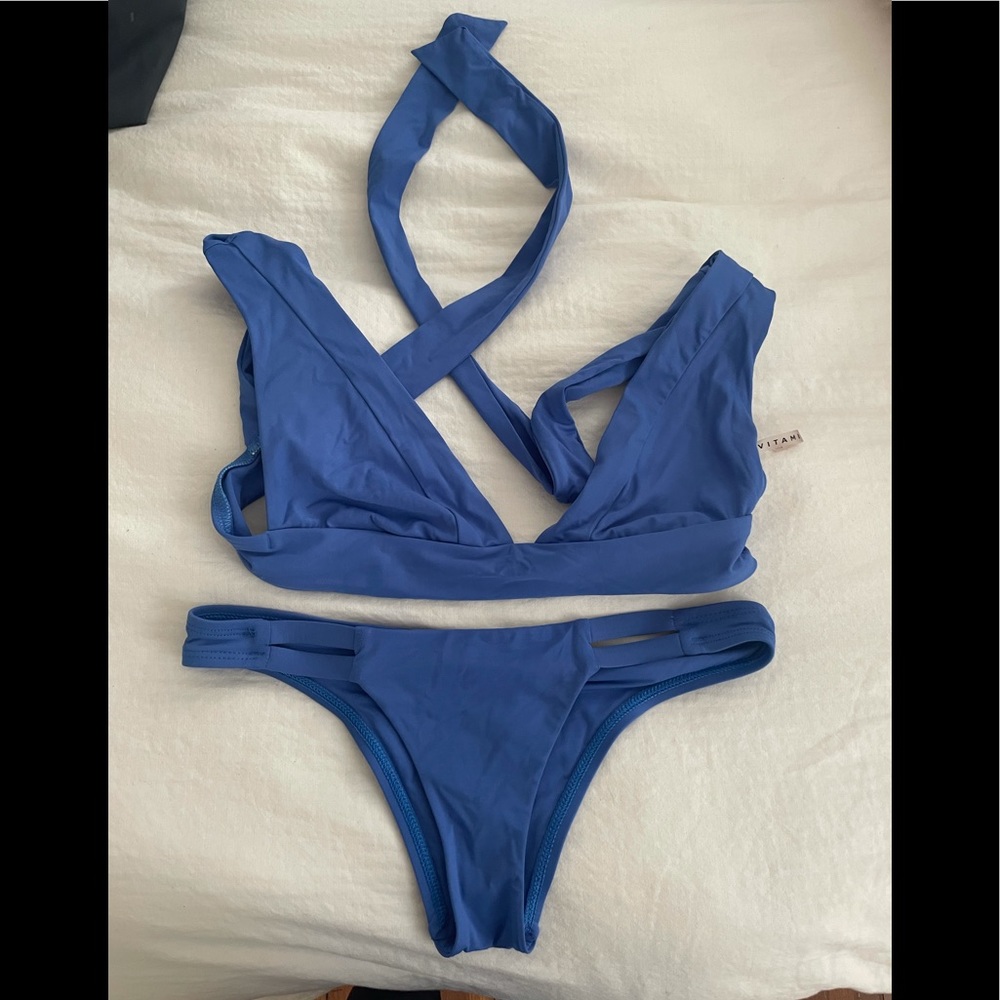 Vitamin A blue bikini